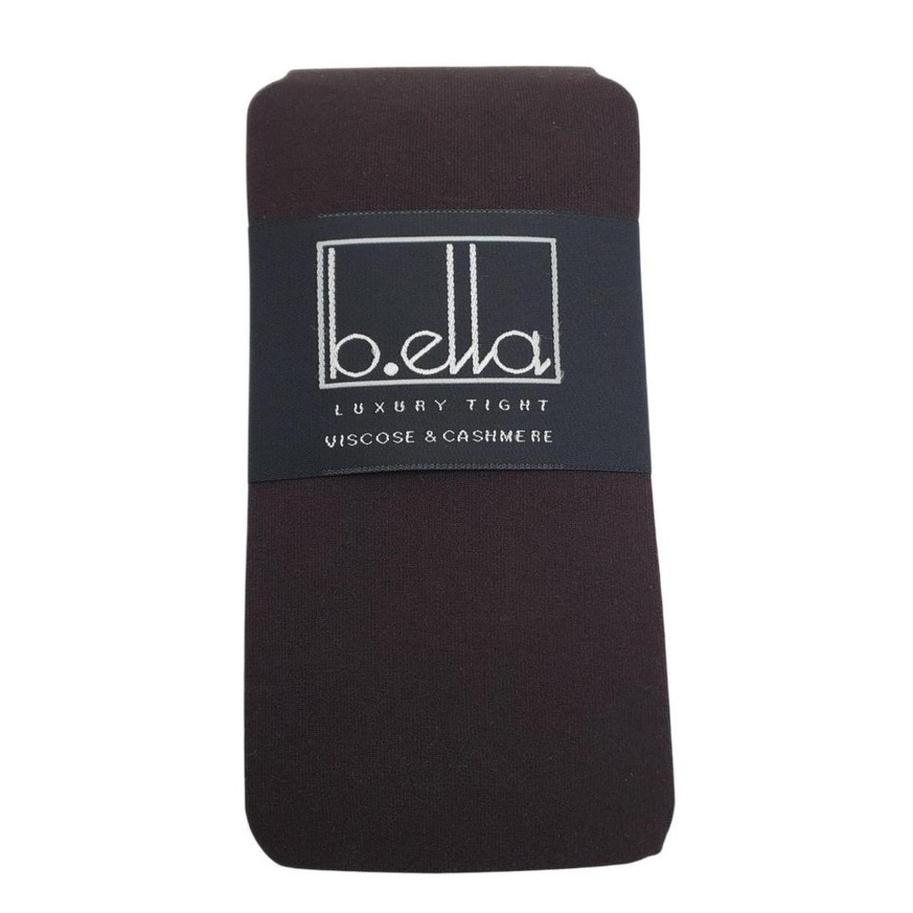 Merino Wool Tight Espresso Brown MEDIUM B.ella Jenny Italy Cozy Warm NWT Hosiery